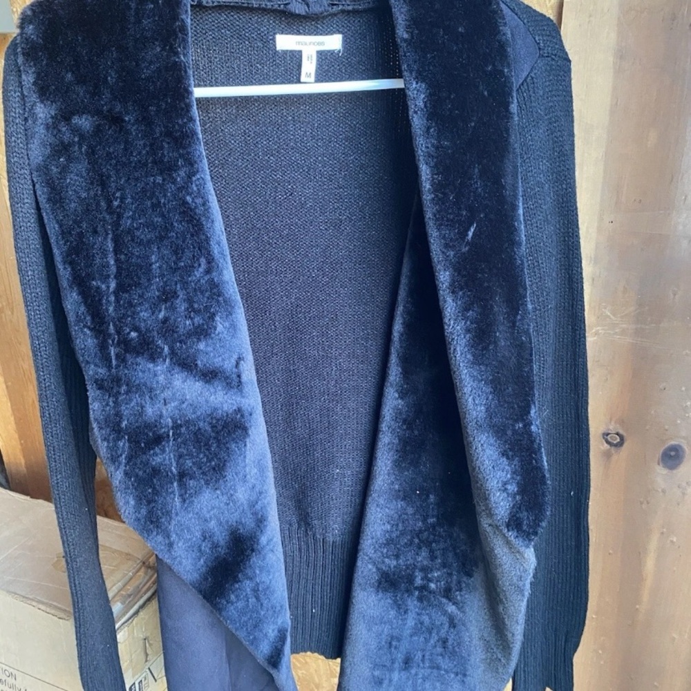 Maurices Fuzzy Cardigan Sweater size M